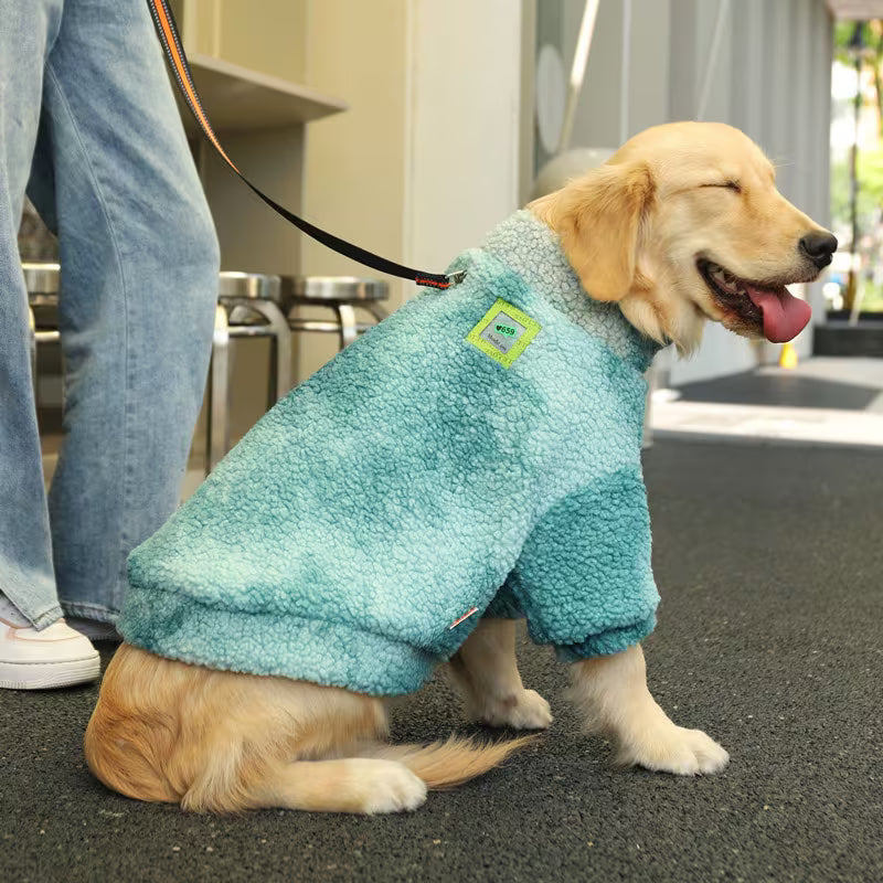 Large Breed Winter Dog Clothes – Warm Autumn & Winter Outfit for Labrador, Samoyed & Golden Retriever