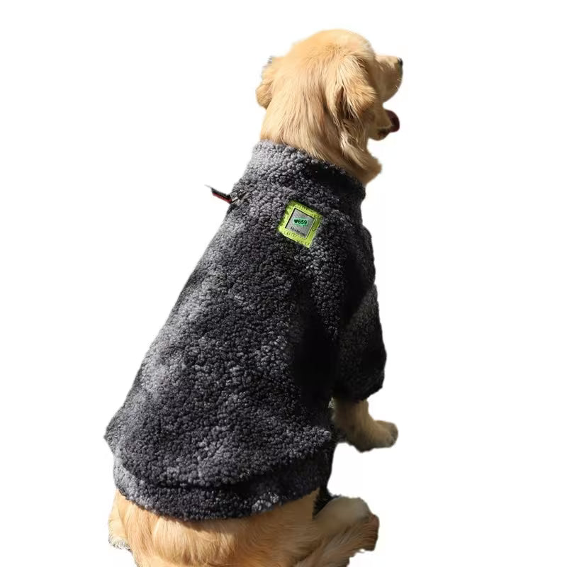 Large Breed Winter Dog Clothes – Warm Autumn & Winter Outfit for Labrador, Samoyed & Golden Retriever