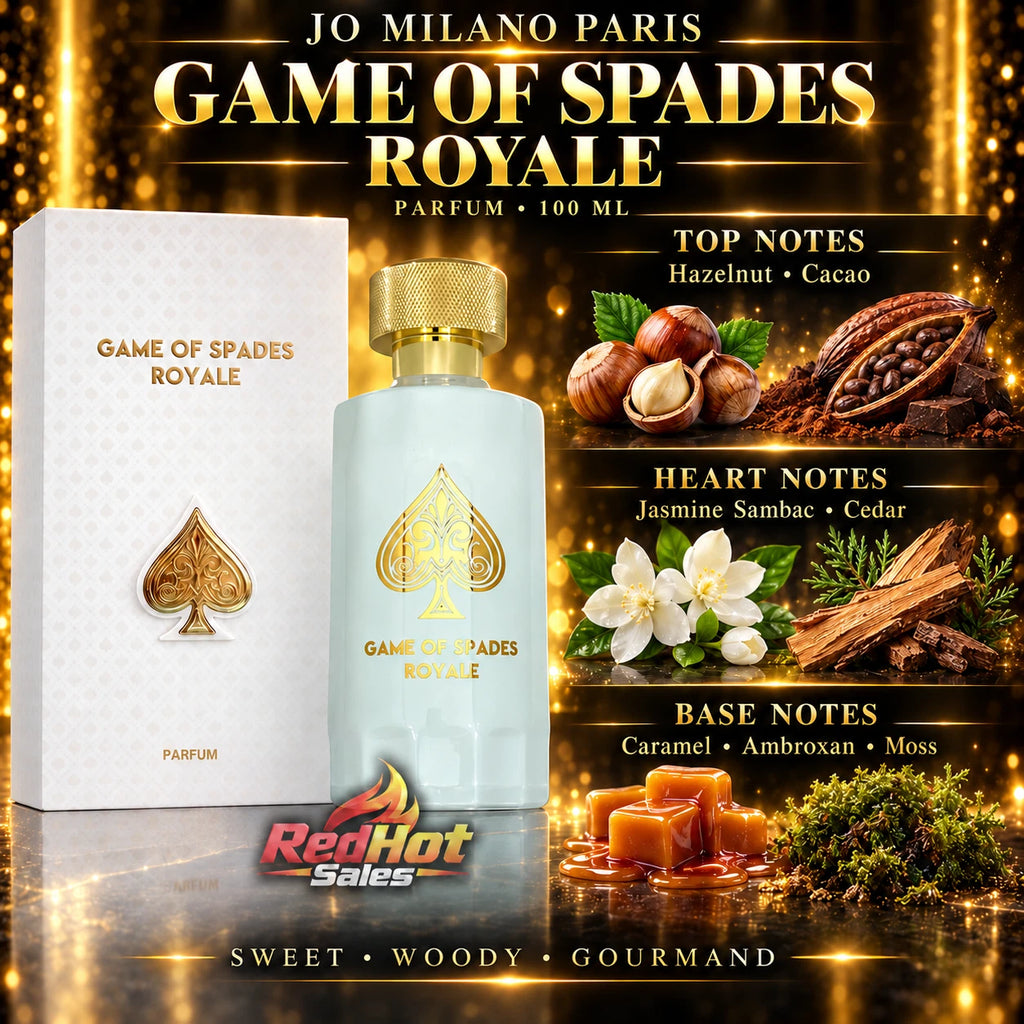 Jo Milano Paris Game of Spades Royale 100ml Parfum Spray Unisex Perfume Boxed