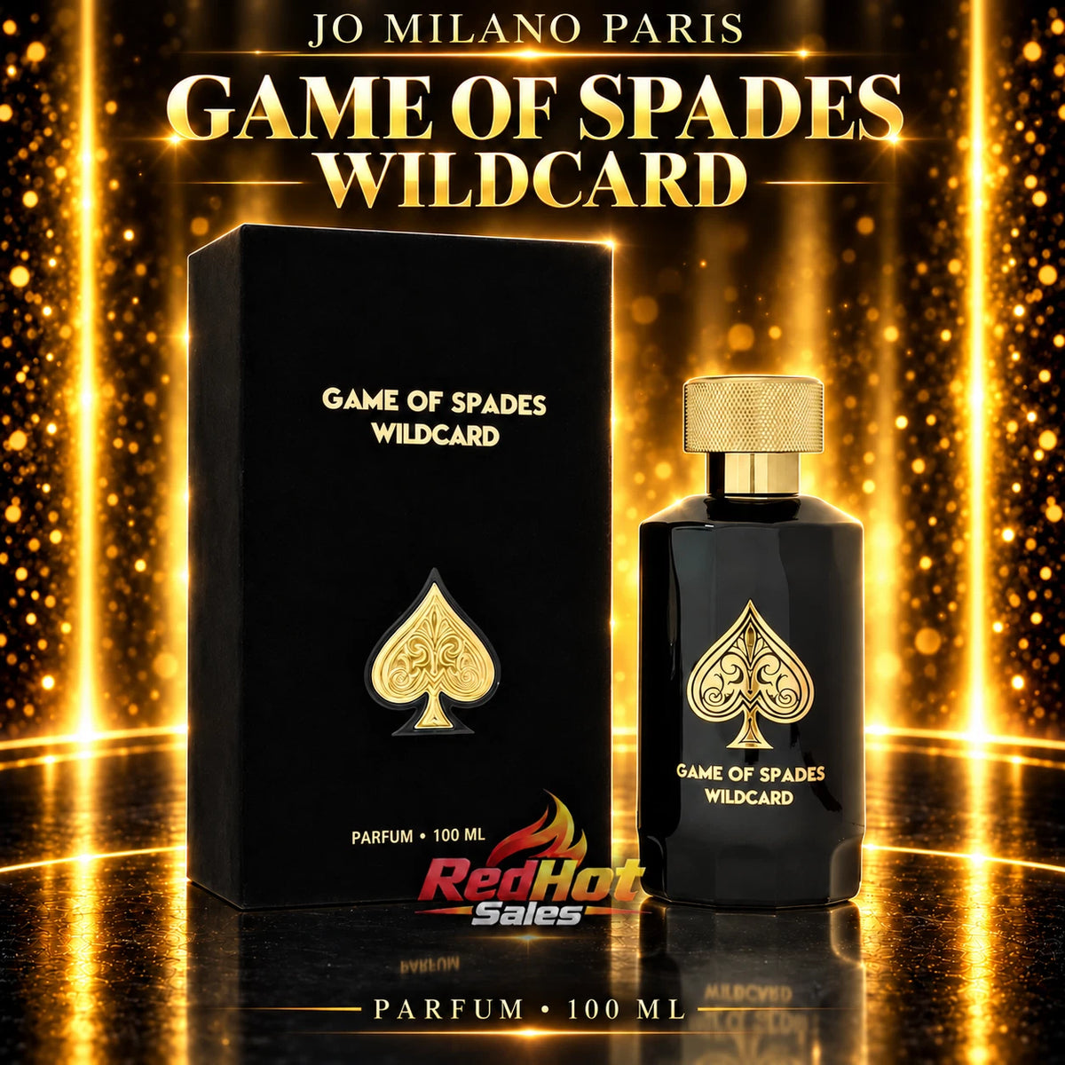 Jo Milano Paris Game of Spades Wildcard Parfum Spray Fragrance Boxed