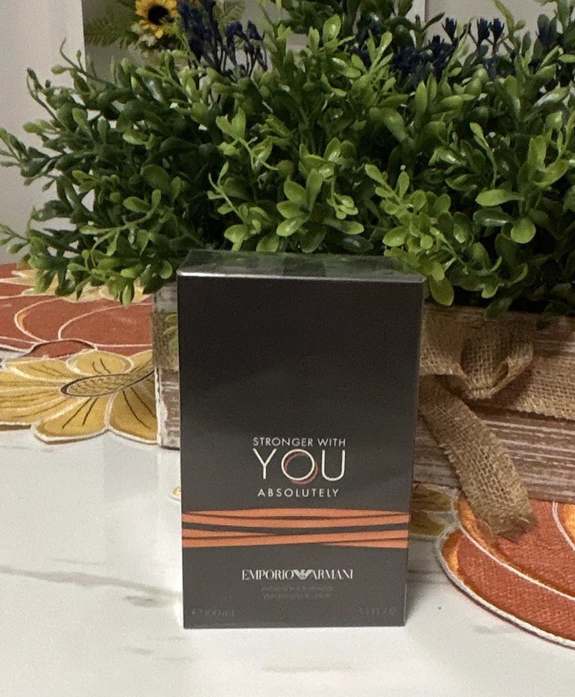 Emporio Armani Stronger With You Absolutely Parfum Spray 3.4 fl oz Long Lasting