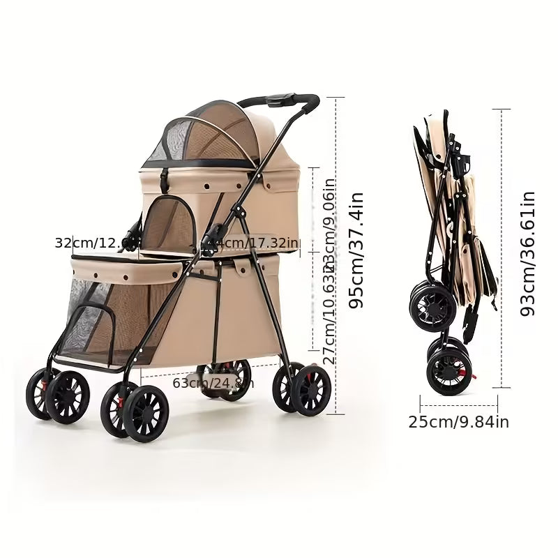 Double-Layer Lightweight Foldable
