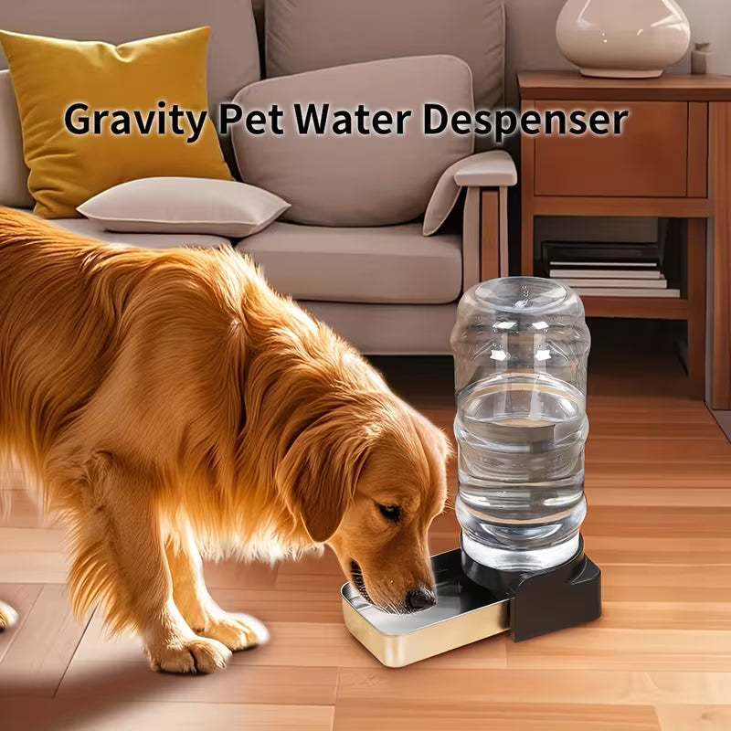 Dog Drinking Machine Large Capacity Filtered Clean Water Feeder Stainless Steel Detachable