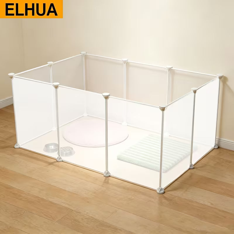 Modular Detachable Pet Fence for Small Pets