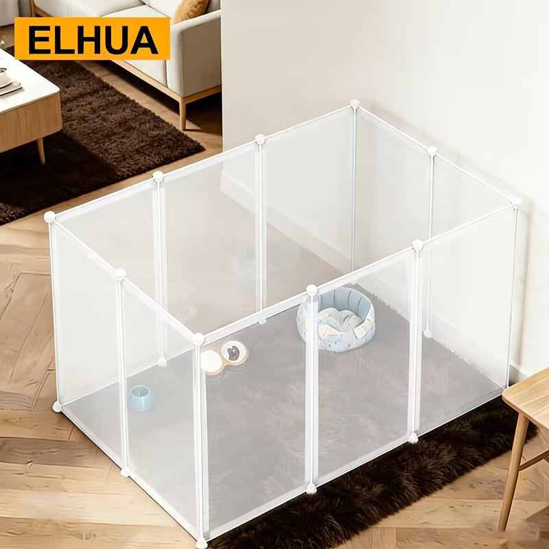 Modular Detachable Pet Fence for Small Pets
