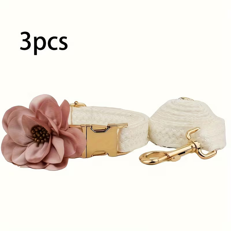 Pet Dog Wedding Handmade Knitted Necklace Pet Dog