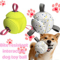 Indestructible ETPU Knotted Dog Ball – Chew & Fetch Toy