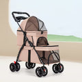Double-Layer Pet Stroller for Dogs & Cats