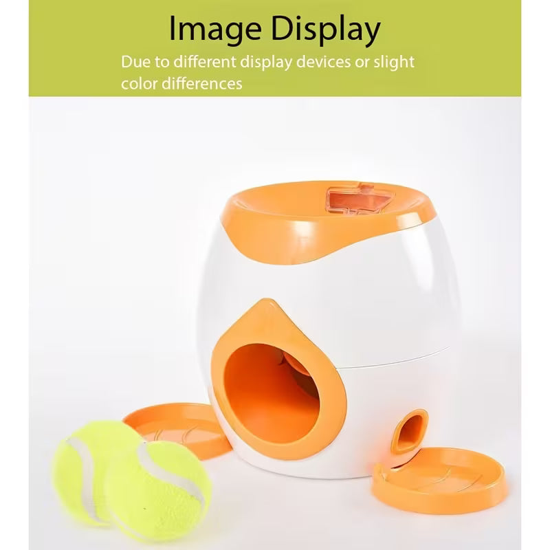 Dog Tennis Ball Treat Dispenser – Interactive Food Puzzle Toy