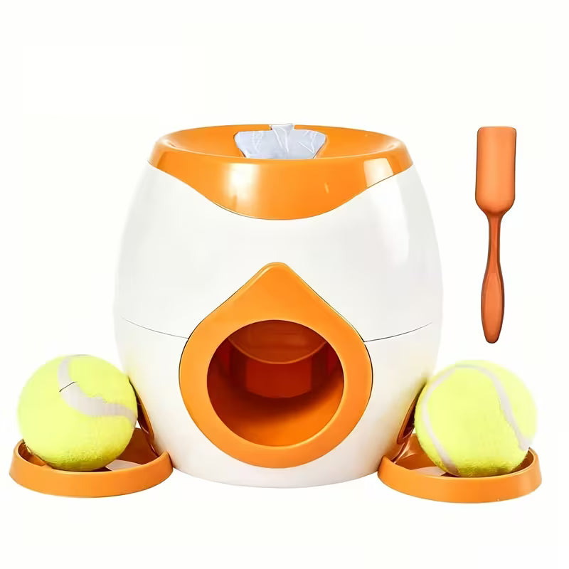 Dog Tennis Ball Treat Dispenser – Interactive Food Puzzle Toy