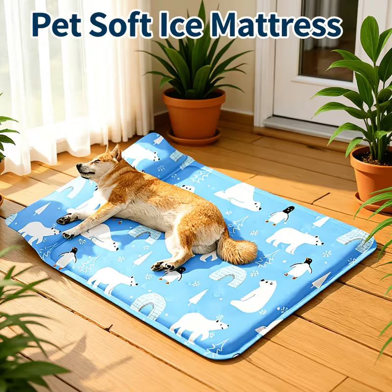 &nbsp;Dog Cooling Mat Pad for Sleeping Summer Cooling Supplies Dog House Cooling