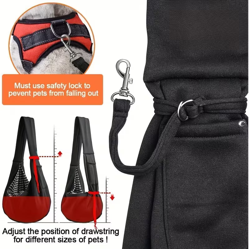 Dog Sling for Transporting Small Dogs And Cats,