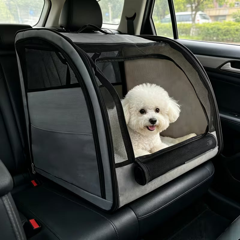 Portable Foldable Dog Crate – Pet Travel Carrier Bag